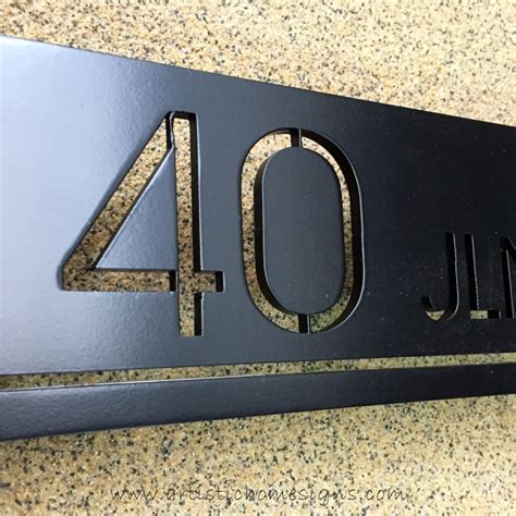 laser cut metal house numbers|plaques with house numbers.